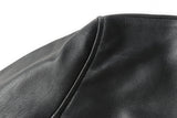 REED EST. 1950 Men's Jacket Genuine Lambskin Leather Four Button Car Coat - Imported from Reed Leather