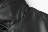 REED EST. 1950 Men's Jacket Genuine Lambskin Leather Four Button Car Coat - Imported from Reed Leather