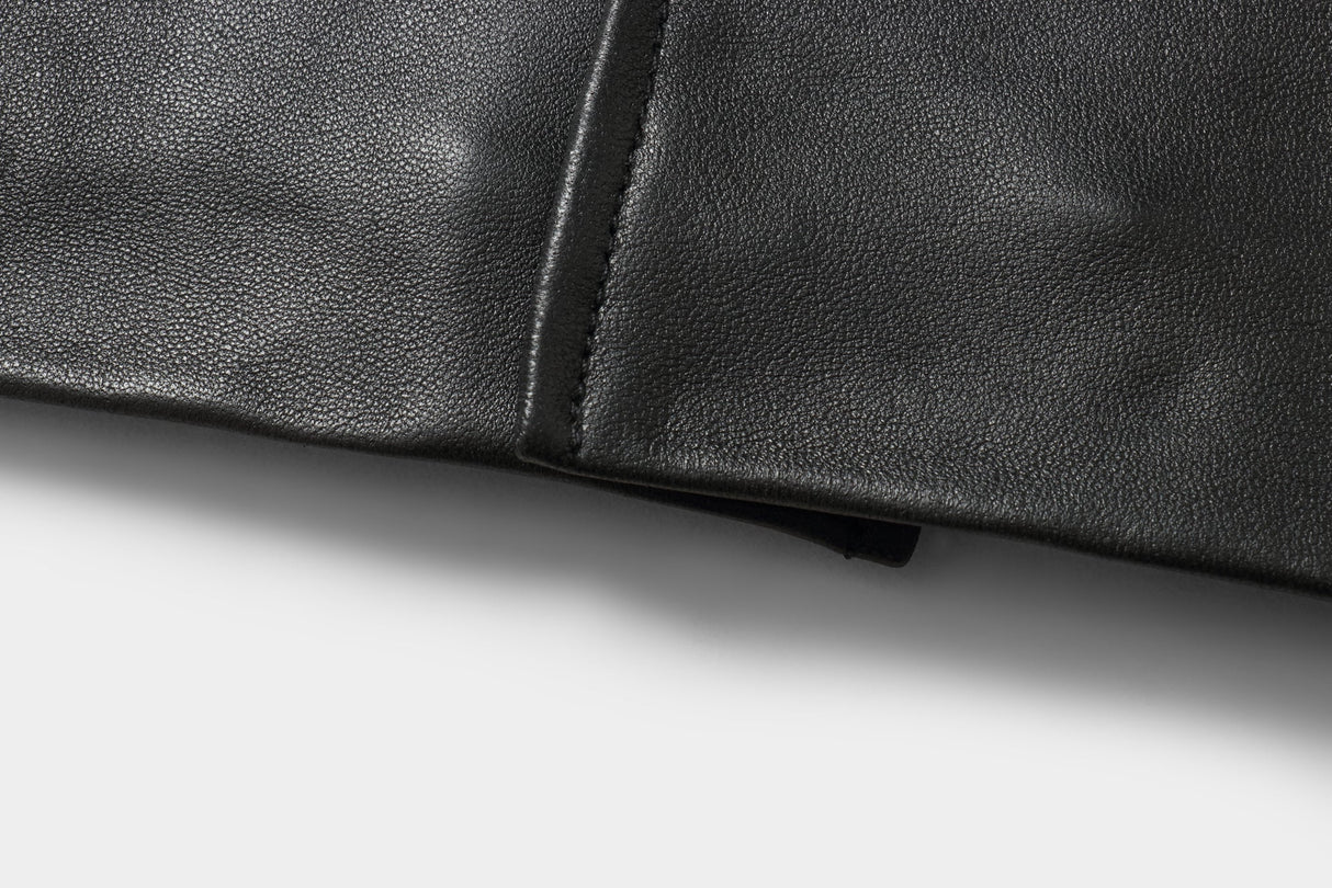 REED EST. 1950 Men's Jacket Genuine Lambskin Leather Four Button Car Coat - Imported from Reed Leather