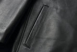 REED EST. 1950 Men's Jacket Genuine Lambskin Leather Four Button Car Coat - Imported from Reed Leather