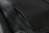 REED EST. 1950 Men's Jacket Genuine Lambskin Leather Four Button Car Coat - Imported from Reed Leather