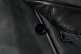 REED EST. 1950 Men's Jacket Genuine Lambskin Leather Four Button Car Coat - Imported from Reed Leather