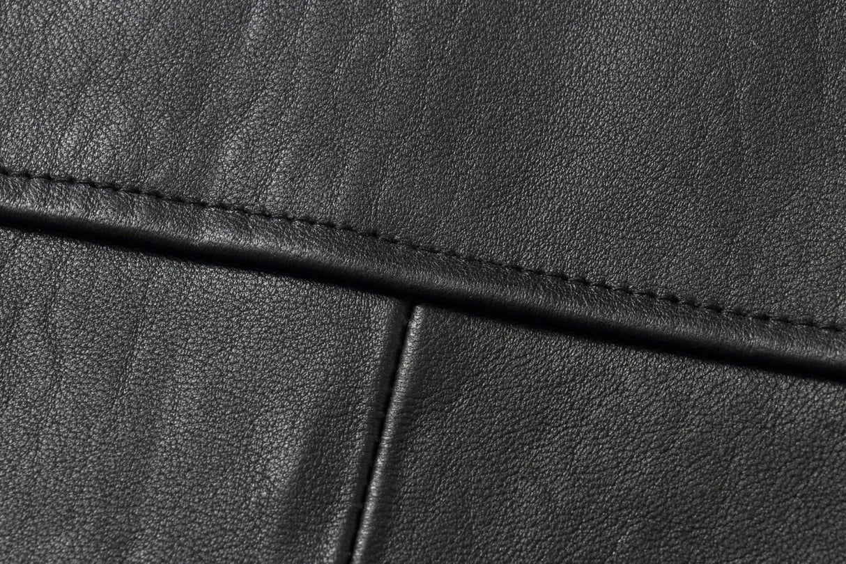 REED EST. 1950 Men's Jacket Genuine Lambskin Leather Four Button Car Coat - Imported from Reed Leather