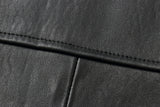 REED EST. 1950 Men's Jacket Genuine Lambskin Leather Four Button Car Coat - Imported from Reed Leather