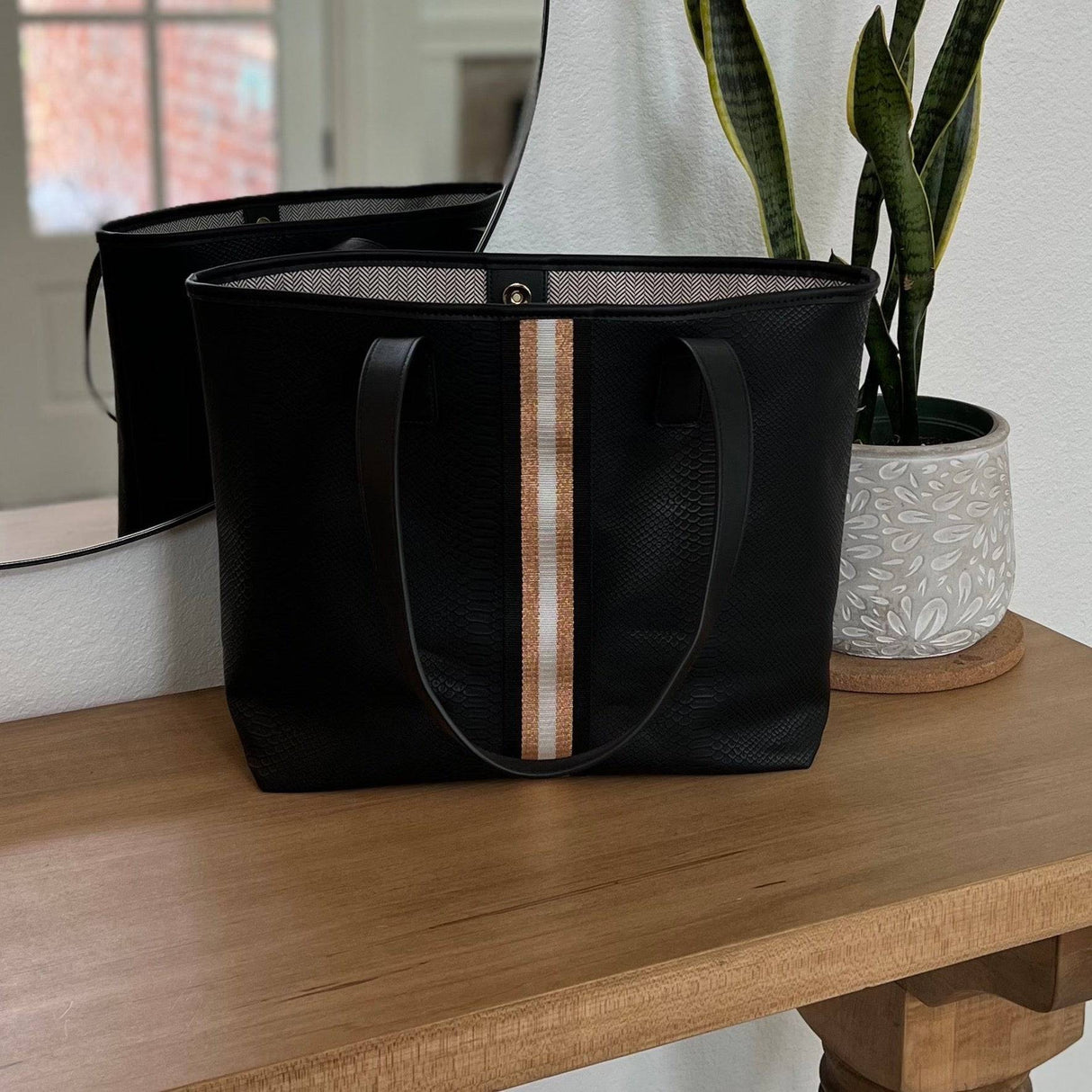 kira Tote From Threaded Pear