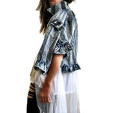 'ART?' DENIM JACKET from Wren + Glory