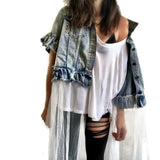 'ART?' DENIM JACKET from Wren + Glory