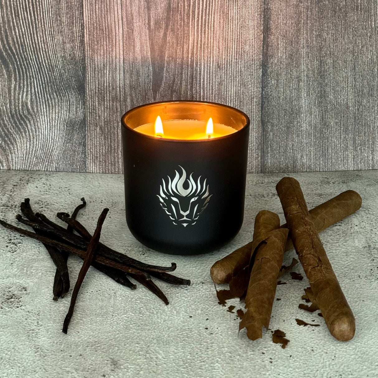 Tobacco Vanilla Candle from The Lion's Den Candle Company