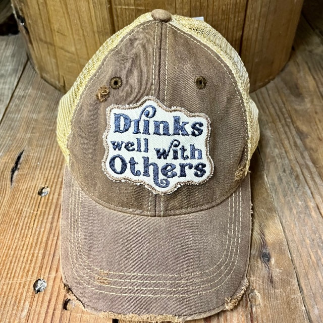 Drinks Well With Others Hat From The Goat Stock