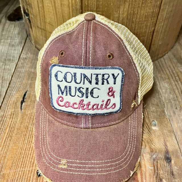 Country Music & Cocktails Hat From The Goat Stock