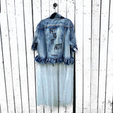 'ART?' DENIM JACKET from Wren + Glory