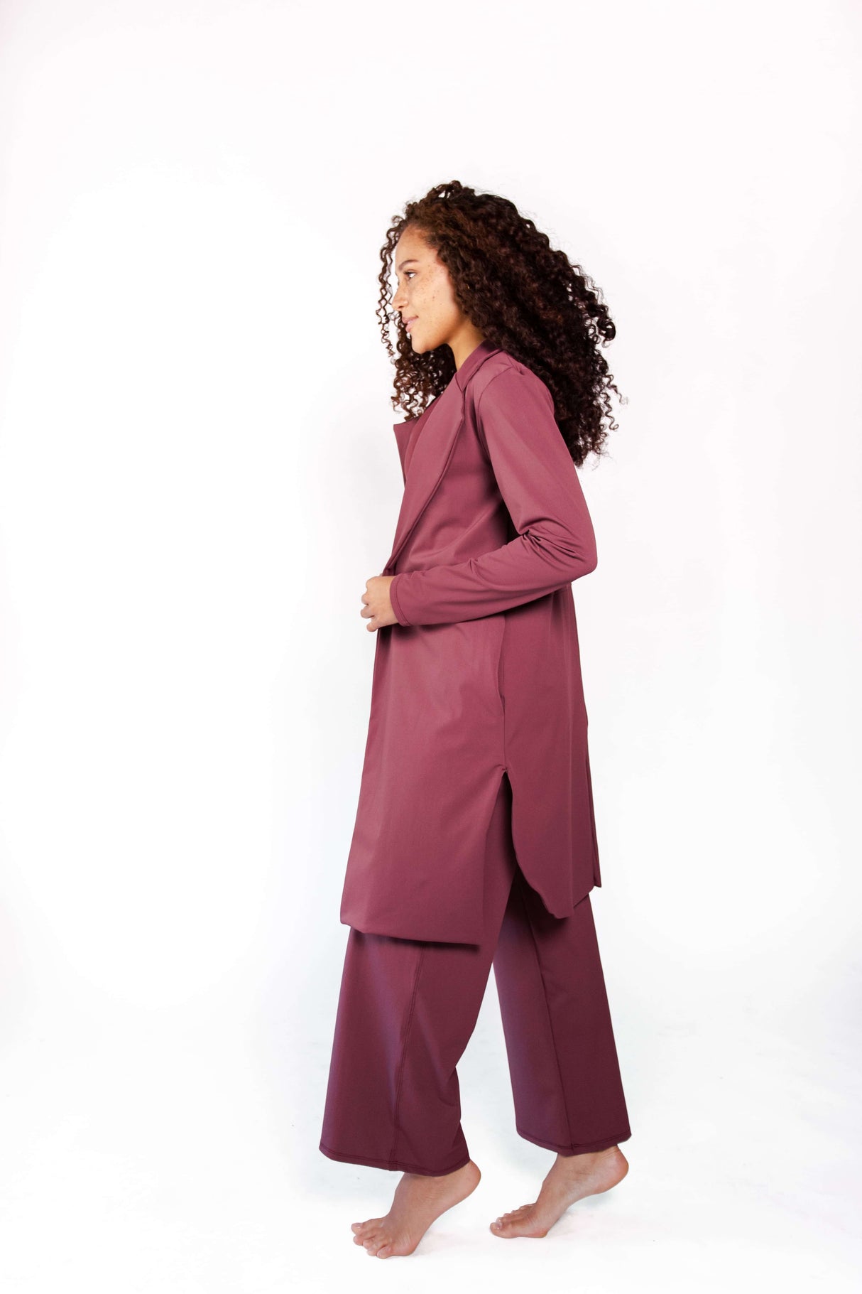Ultimate Trouser - Maroon from Yoga Democracy