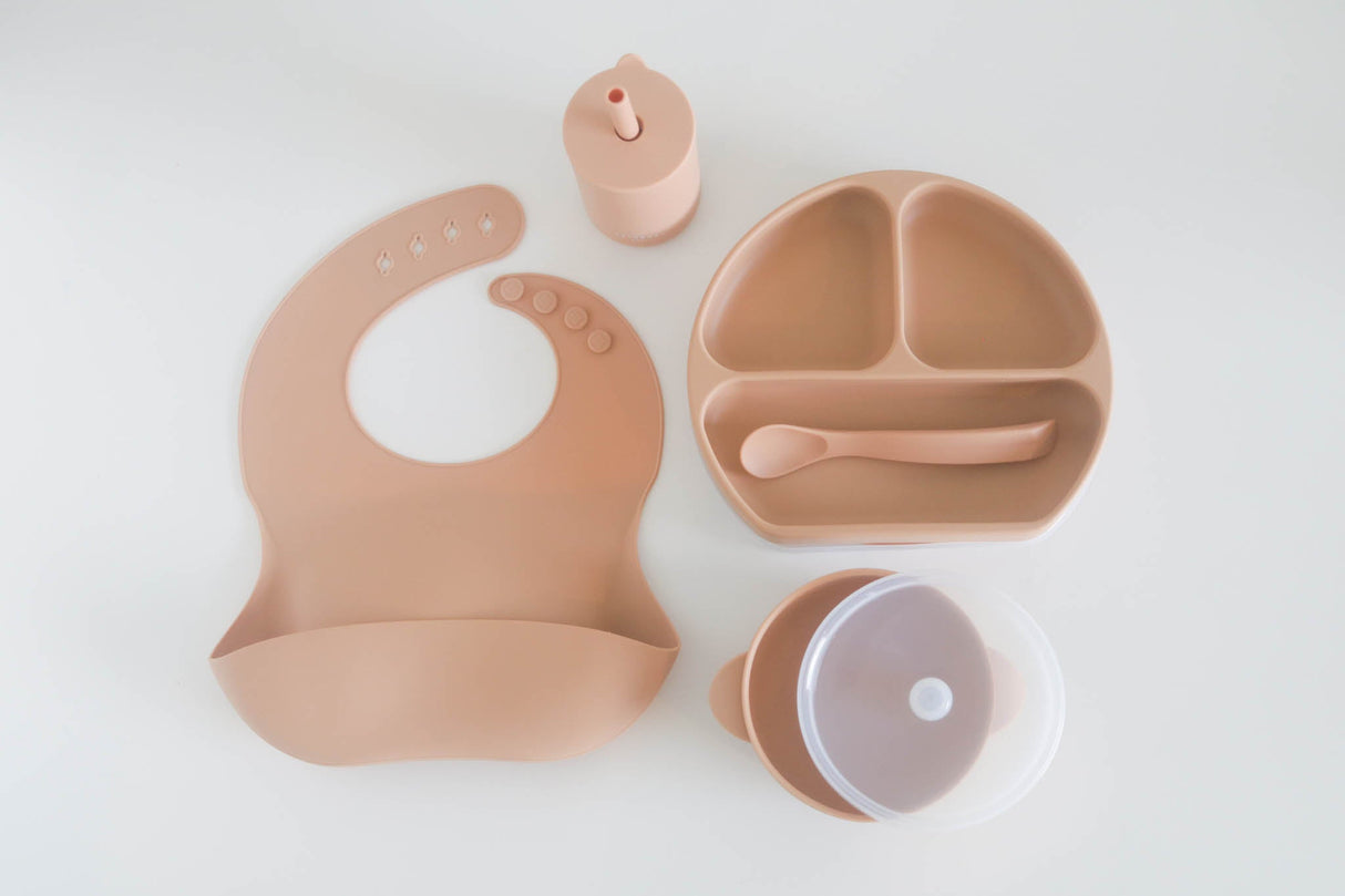 Peach Meal Set from The Saturday Baby