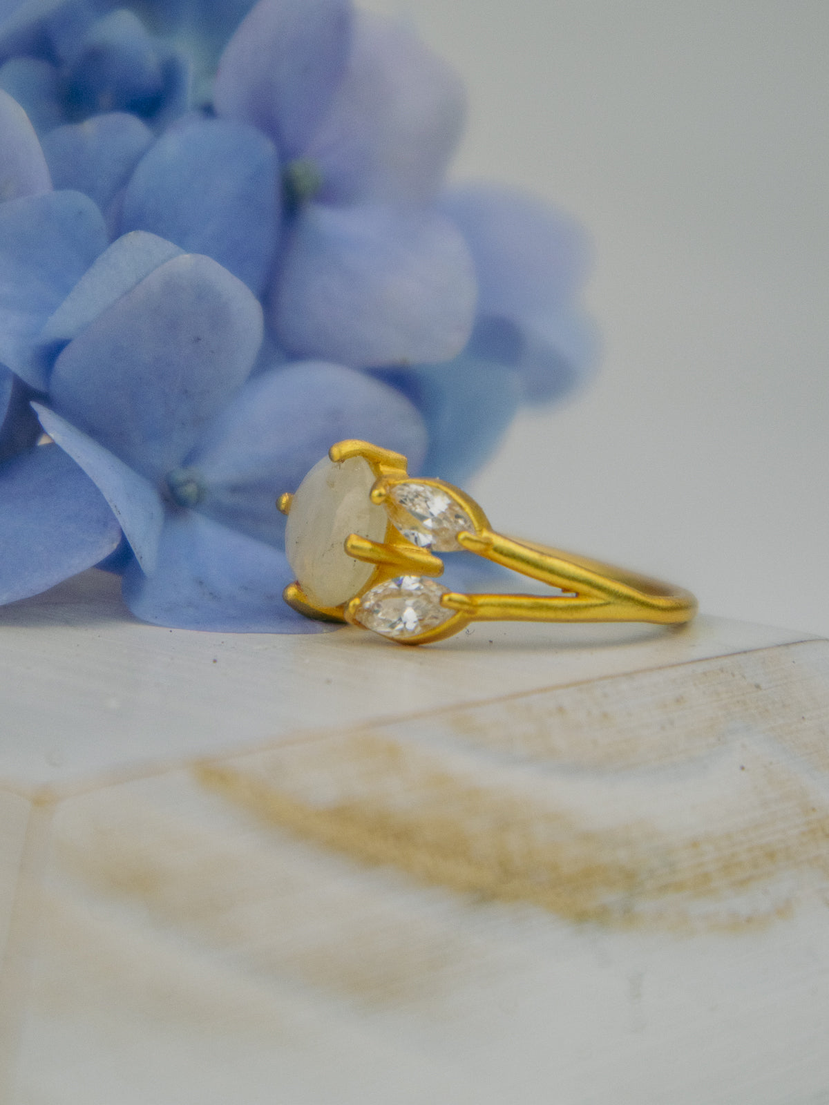 The Bloom Ring - Gold from Ash & Rose