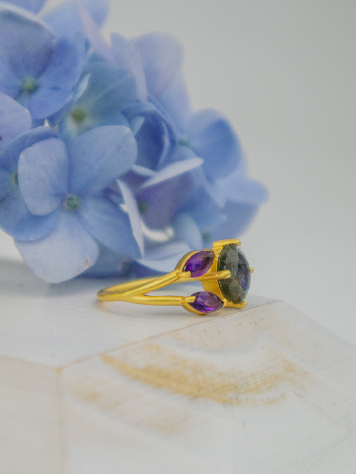 The Bloom Ring - Gold from Ash & Rose