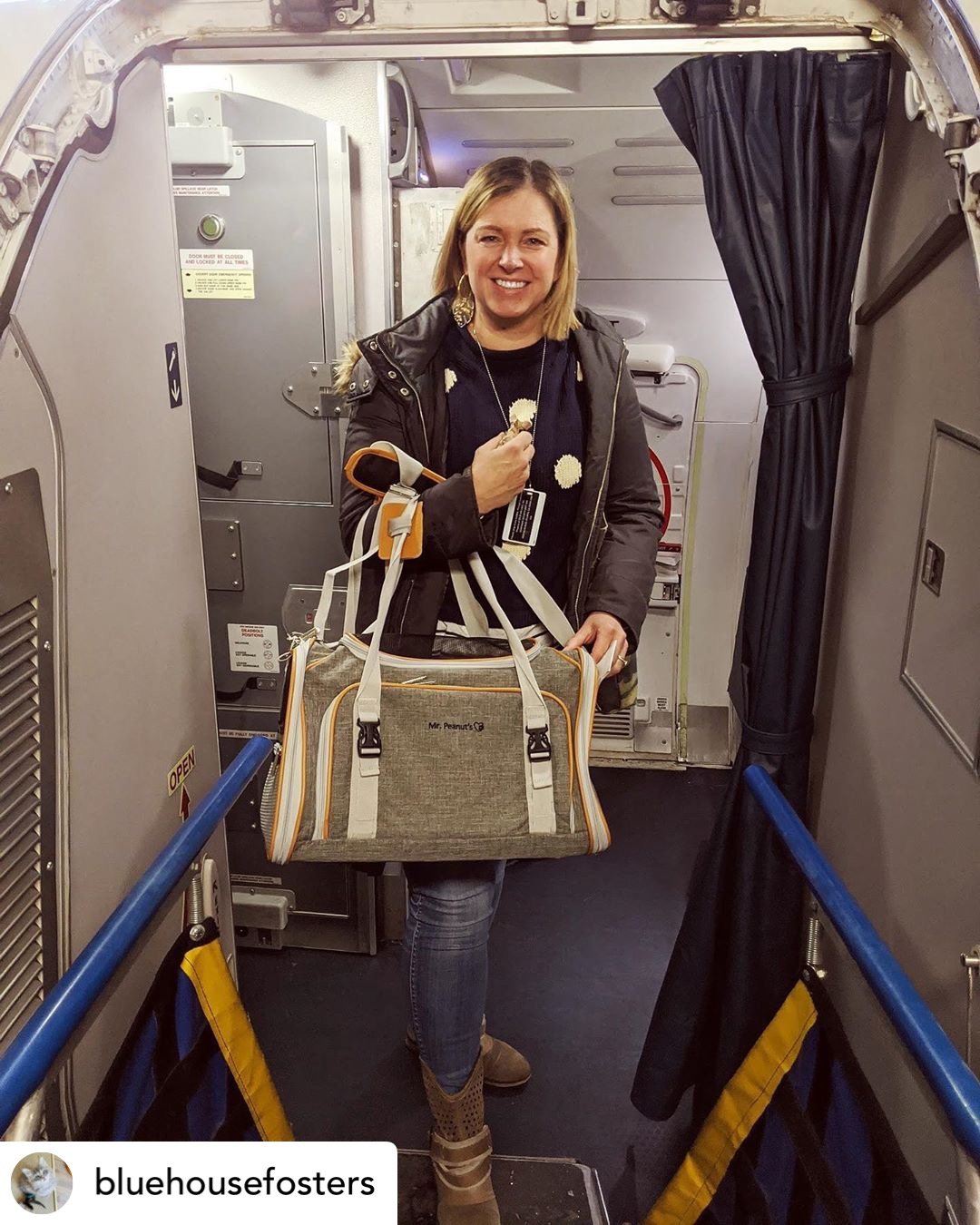Mr. Peanut's Gold Series Standard Size Airline Compliant Expandable Pet Carrier from Mr. Peanut's Pet Carriers