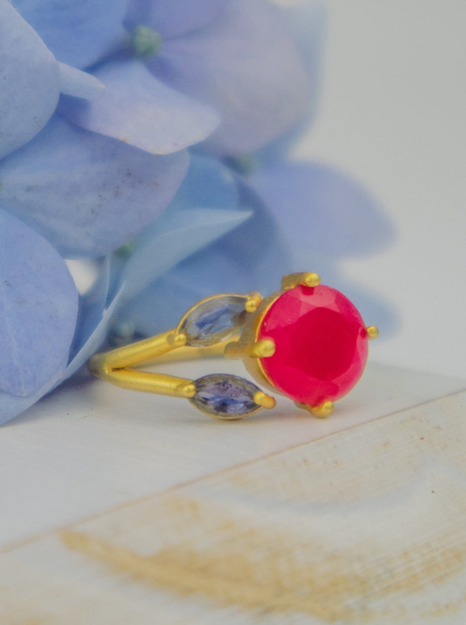 The Bloom Ring - Gold from Ash & Rose