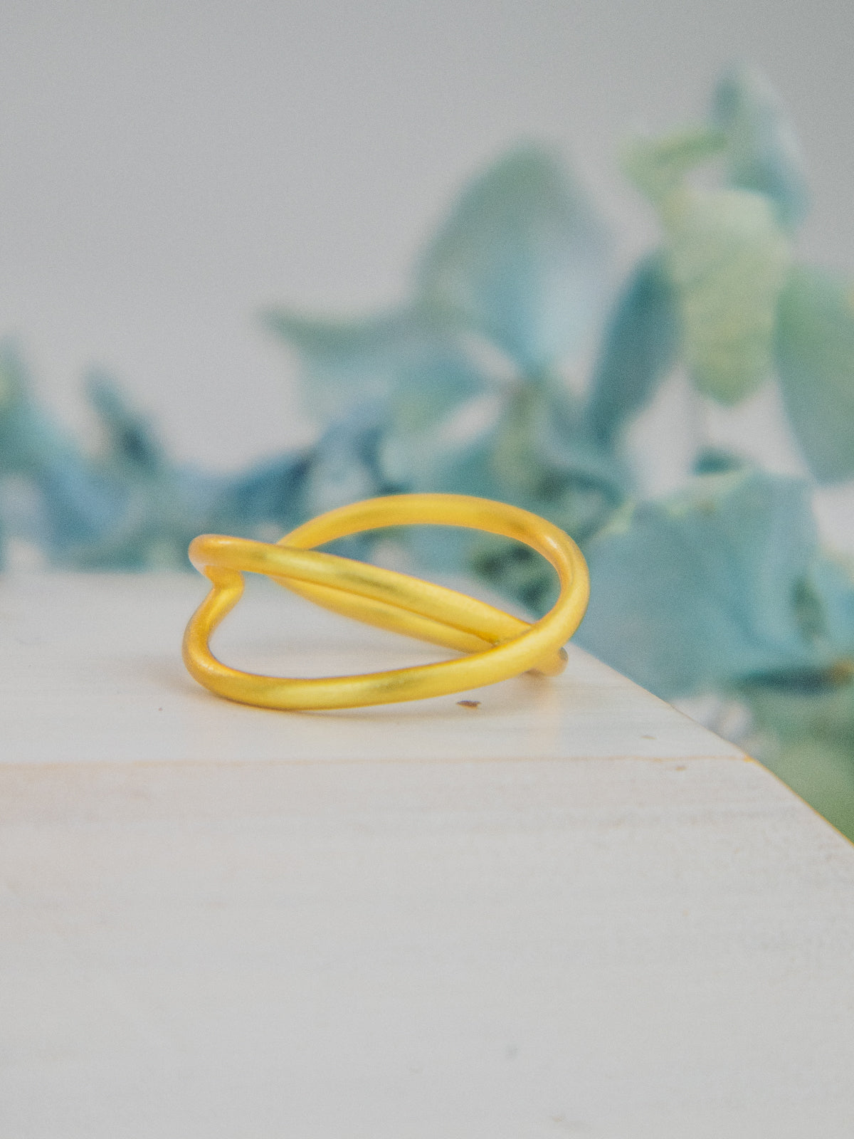 Mia Leaf Ring from Ash & Rose