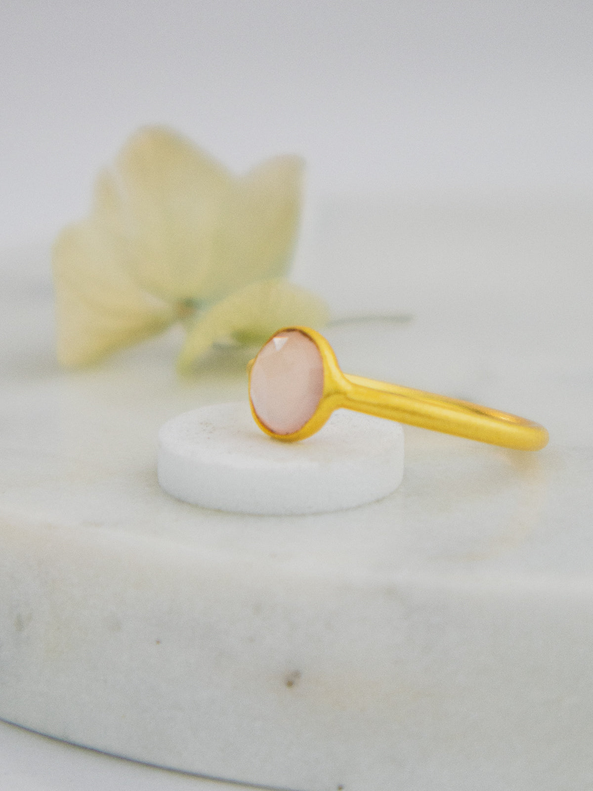 Mini Pebble Ring - Gold from Ash & Rose