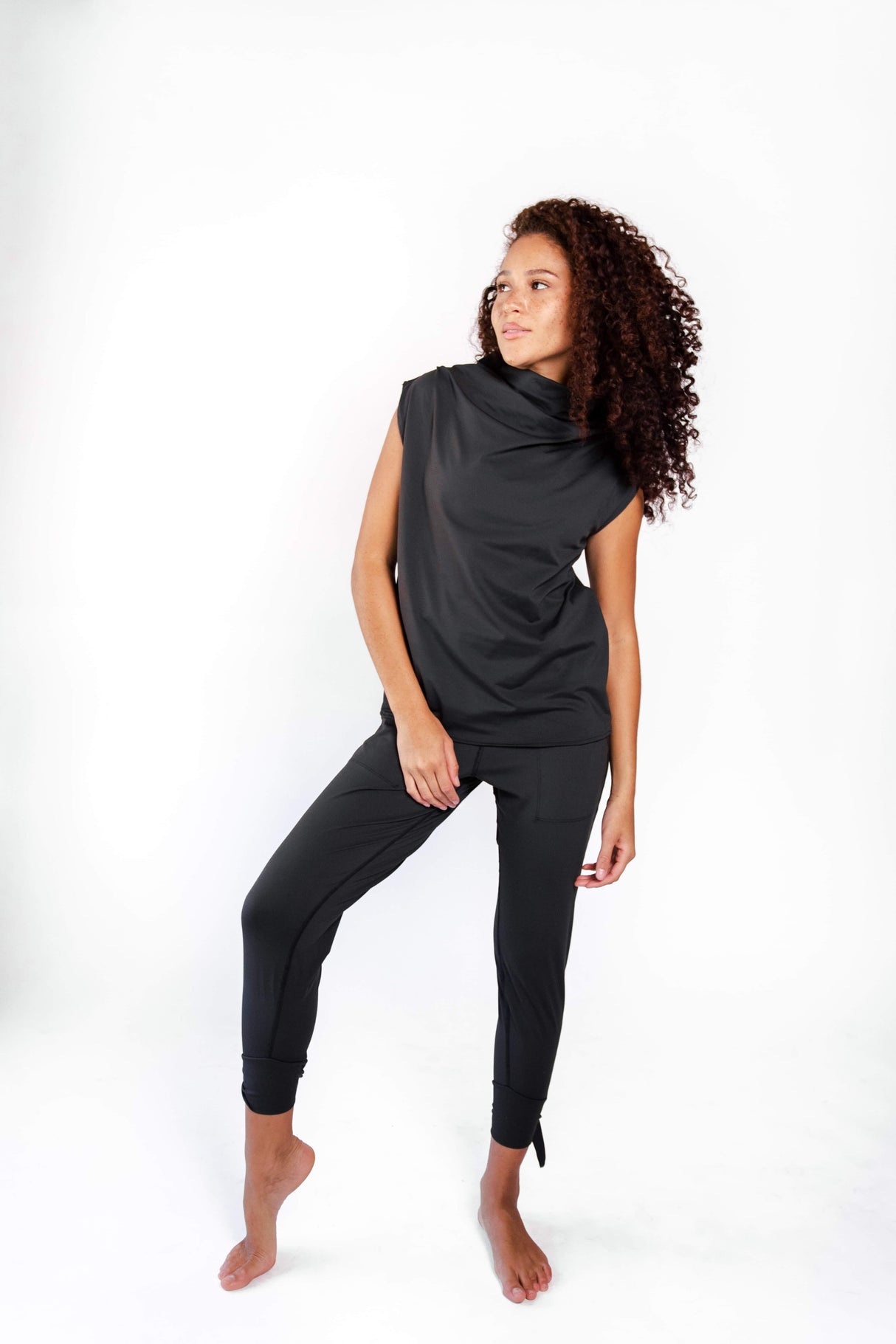 Goddess Tank - Jet Black from Yoga Democracy
