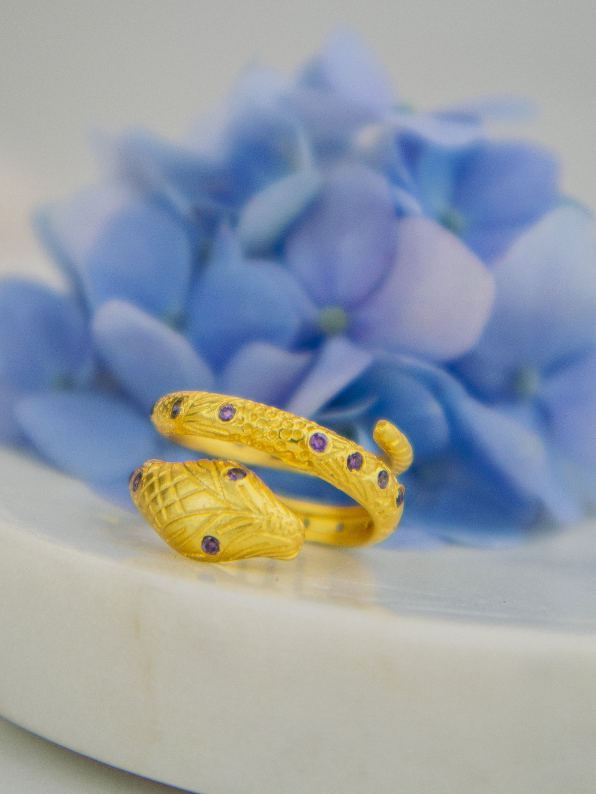 Basil the Cobra Ring from Ash & Rose