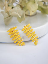 Dawnlight Fern Earrings from Ash & Rose