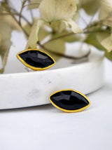 Mila Leaf Earrings - Gold from Ash & Rose