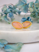 Mila Leaf Earrings - Gold from Ash & Rose