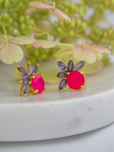 Blooming Fan Studs from Ash & Rose