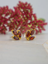 Tri Leaf Stud Earrings from Ash & Rose
