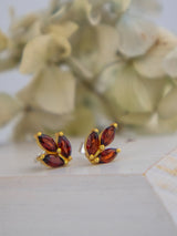 Tri Leaf Stud Earrings from Ash & Rose