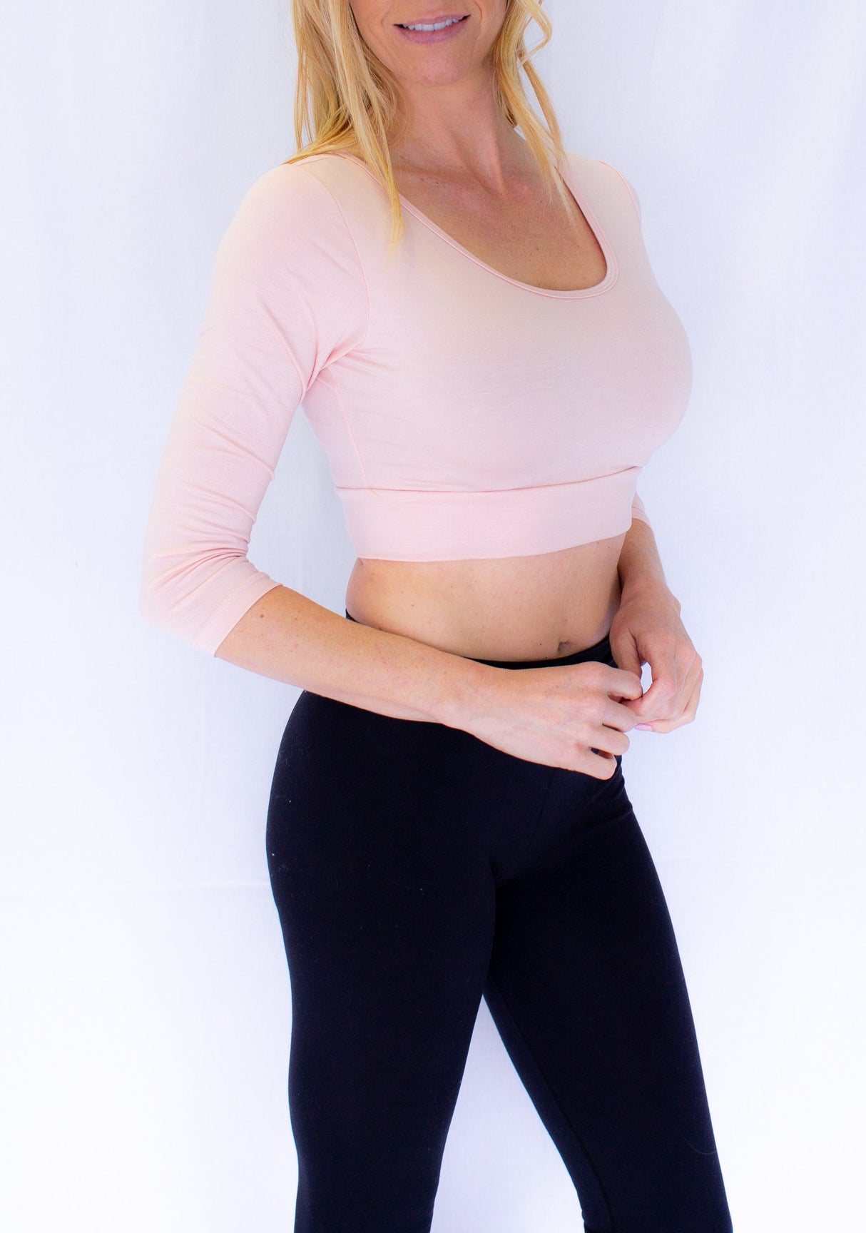 Classic 3/4 Sleeve Halftee from HALFTEE Layering Fashions