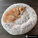 Mr. Peanut's 23" OrthoPlush® Pet Bed - Gray Two Tone from Mr. Peanut's Pet Carriers