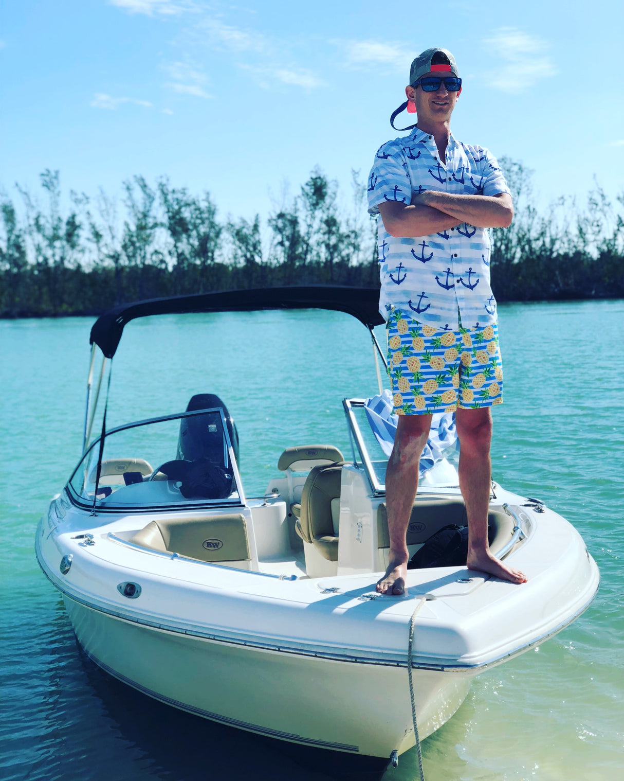 Maui Palms Swimsuit from Tropical Bros