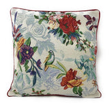 DaDa Bedding Set of 4 Pieces - Floral Garden Botanical Tapestry Throw Pillow Covers Bundle Pack - 16" x 16" from DaDalogy Bedding Collection