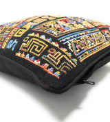 DaDa Bedding Ethnic Ornaments Geometric Black Tapestry Throw Pillow Covers 16" (18118) from DaDalogy Bedding Collection