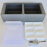 Dubler Party Cooler™ | Metallic Gray From REVO COOLERS, LLC