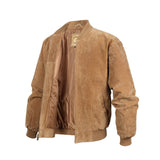 REED Men's Baseball Suede Leather Jacket (Imported) from Reed Leather