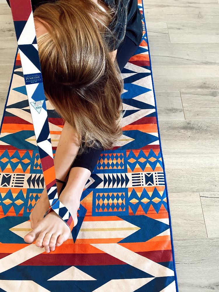 Yoga Strap Pendleton Fire Legend from Yune Yoga