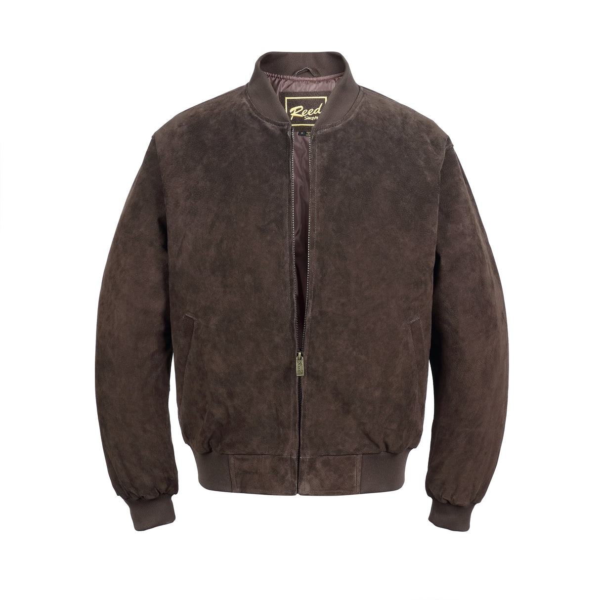 REED Men's Baseball Suede Leather Jacket (Imported) from Reed Leather