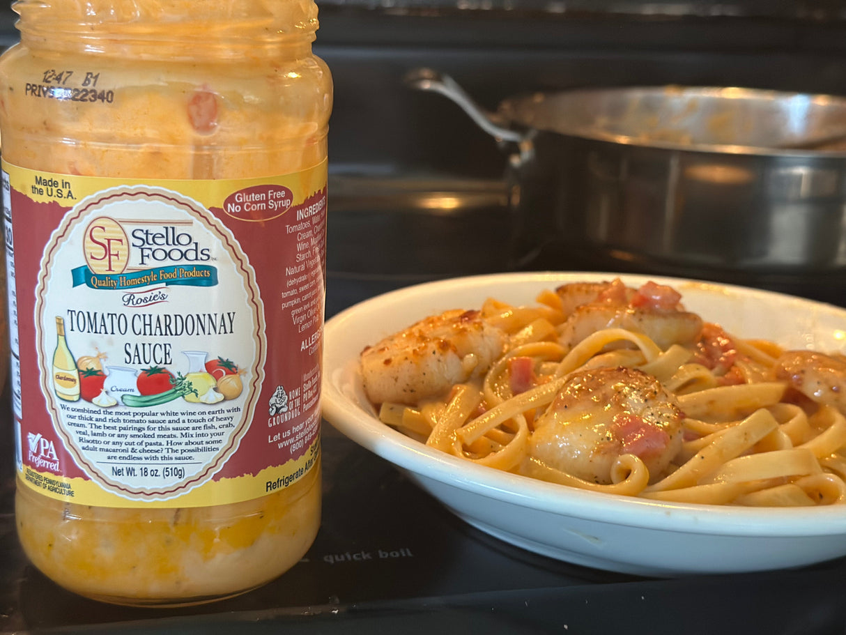 Stello Foods - Rosie's Tomato Chardonnay Sauce 18 oz from Stello Foods