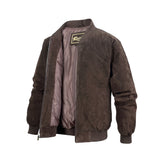 REED Men's Baseball Suede Leather Jacket (Imported) from Reed Leather