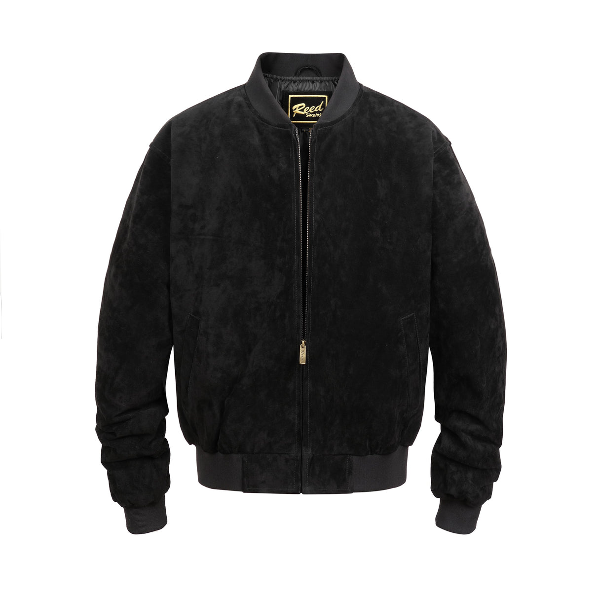 REED Men's Baseball Suede Leather Jacket (Imported) from Reed Leather
