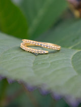 Serpentine Wrap Ring - Gold from Ash & Rose