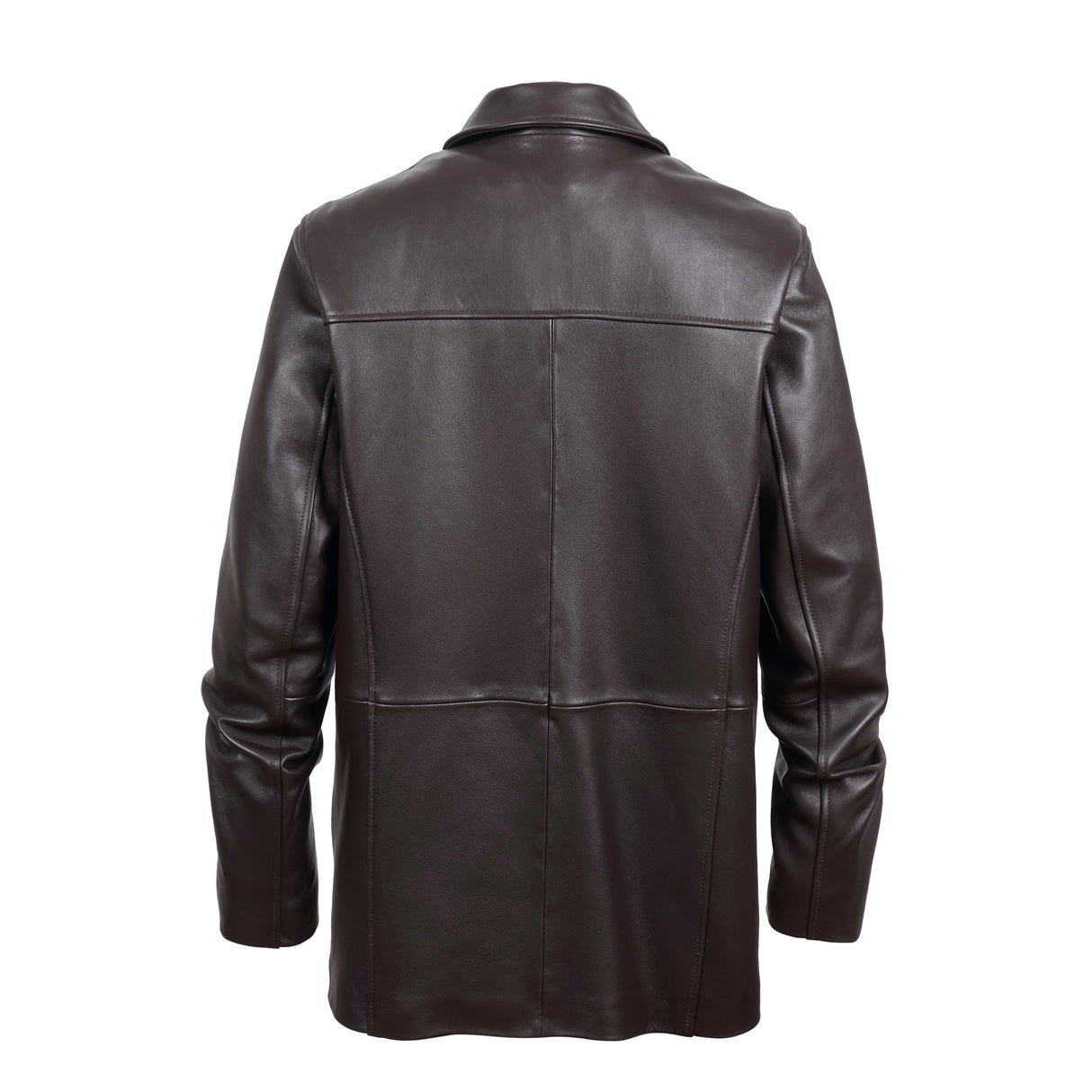 REED EST. 1950 Men's Jacket Genuine Lambskin Leather Four Button Car Coat - Imported from Reed Leather