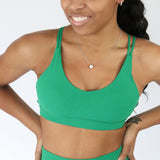 AIRE Ultra-Soft Cross Back Sports Bra | A-D Cup | Medium Support From DYM Athletics