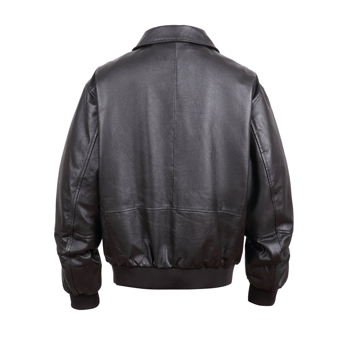 REED Men's Premium Leather Aviator Bomber Jacket - Imported from Reed Leather