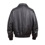 REED Men's Premium Leather Aviator Bomber Jacket - Imported from Reed Leather