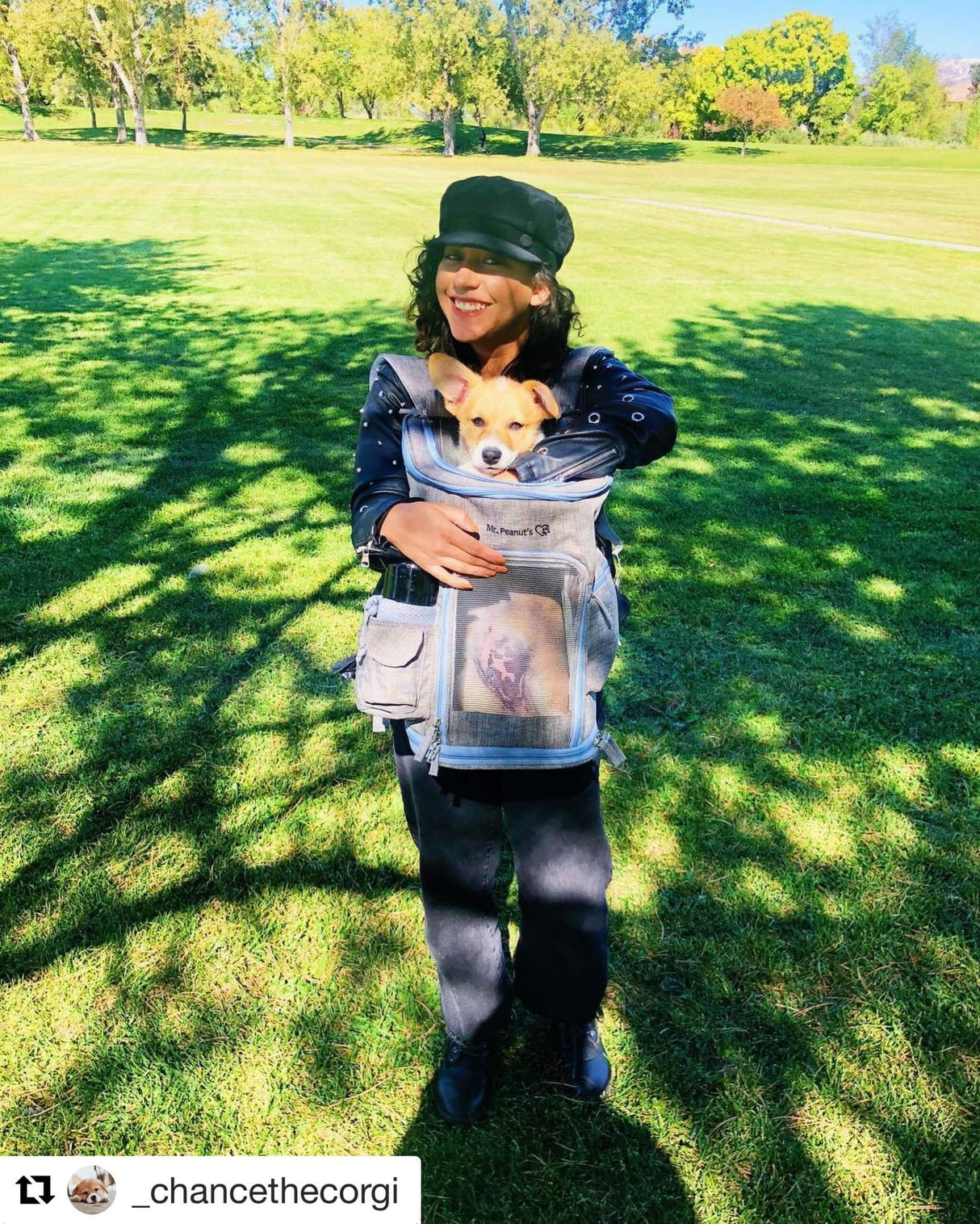 Mr. Peanut's Vancouver Series Backpack Pet Carrier for Smaller Cats and Dogs from Mr. Peanut's Pet Carriers