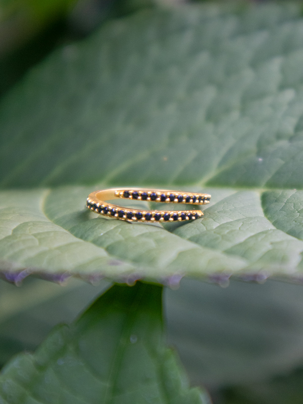 Serpentine Wrap Ring - Gold from Ash & Rose